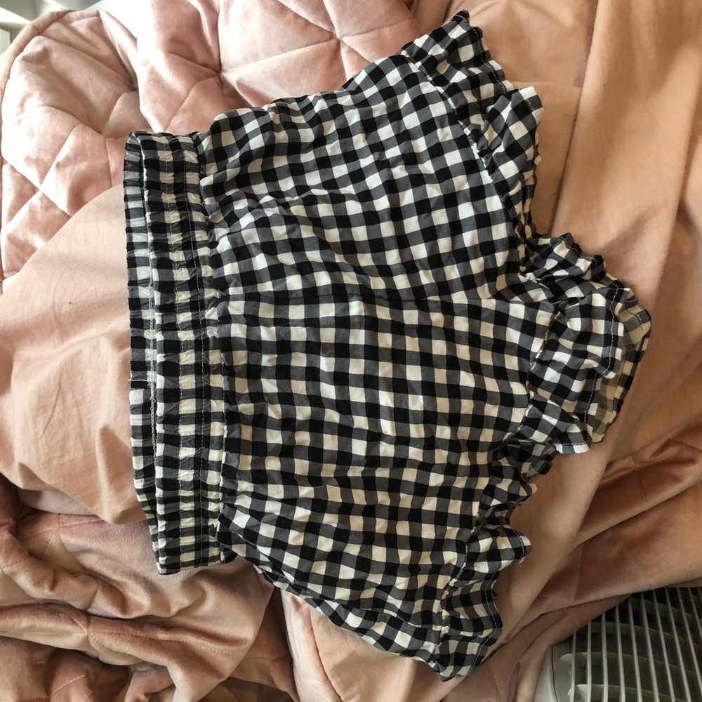 Gingham Pattern shorts